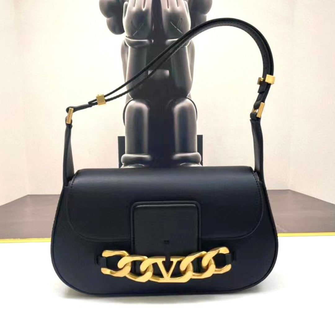 Valentino VLogo leather crossbody bag