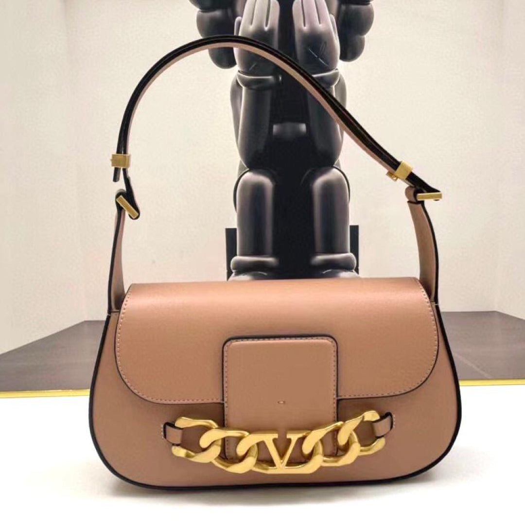 Valentino VLogo leather crossbody bag