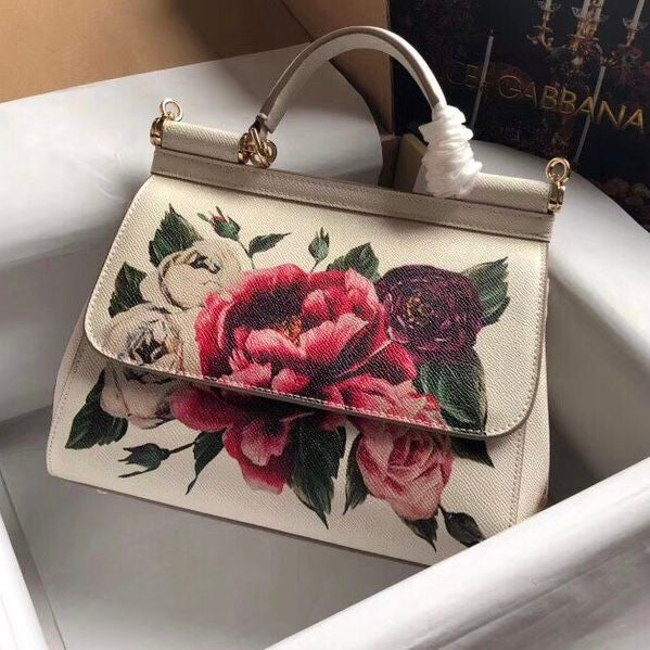 Dolce & Gabbana Sicily Floral-printed Shoulder Bag