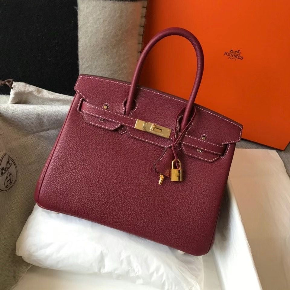 Hermes Birkin 30CM Caviar leather Bag