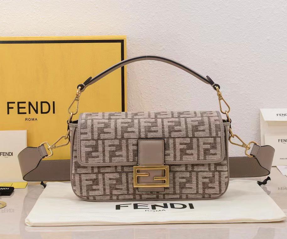 Fendi Baguette continental Medium Fabric Bag