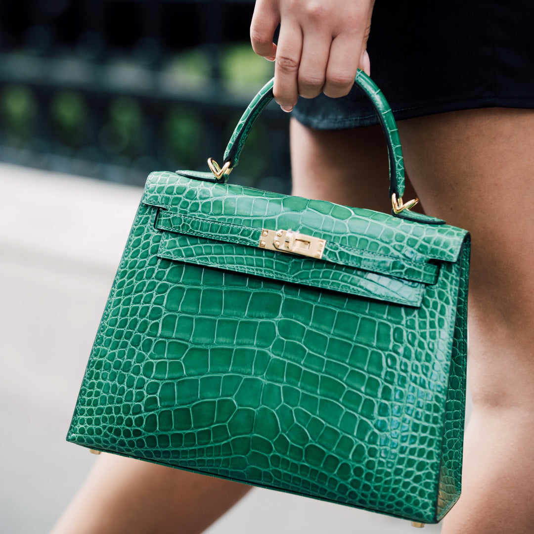 Hermes Kelly 25 Alligator Bag