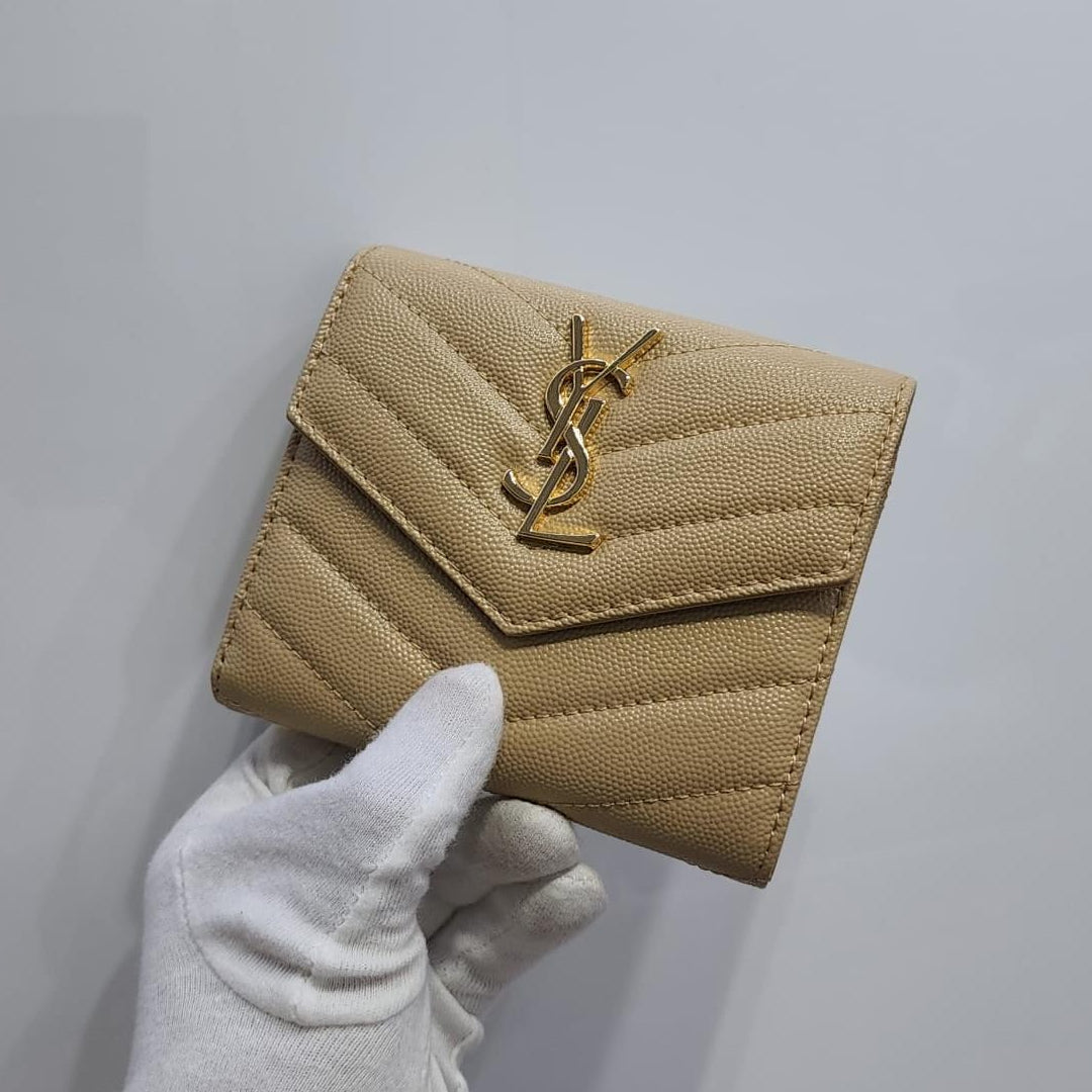 Ysl best sale mini wallet