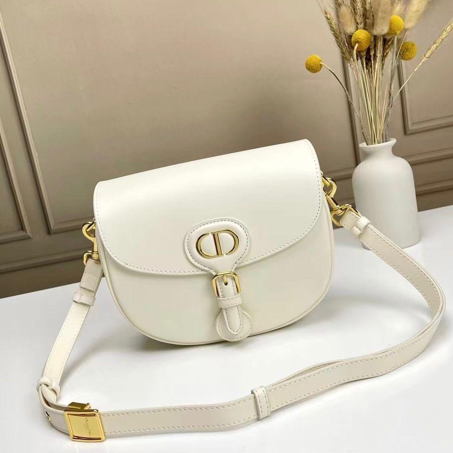 Dior Bobby Bag Medium White Leather | 3D model