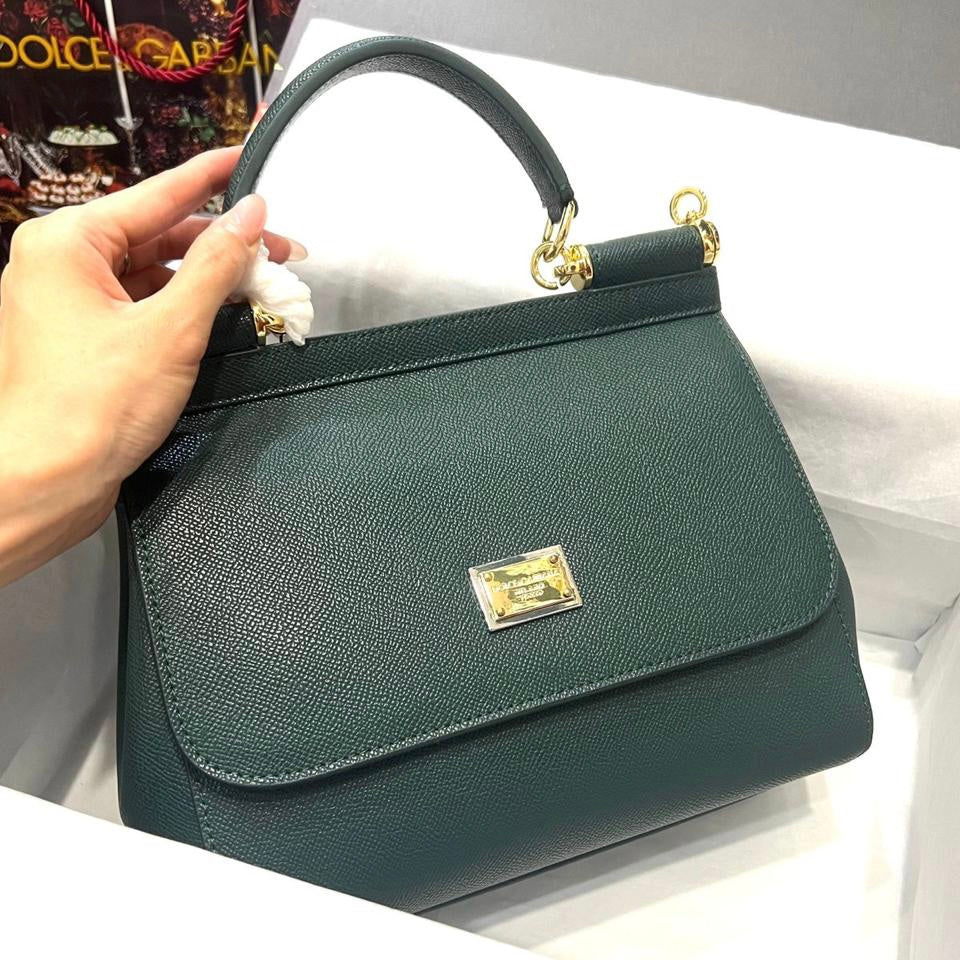 Buy Dolce & Gabbana Gold Mini Sicily Bag in Satin for Girls in UAE | Ounass